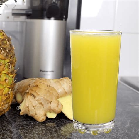 Pineapple Ginger Juice Yummieliciouz