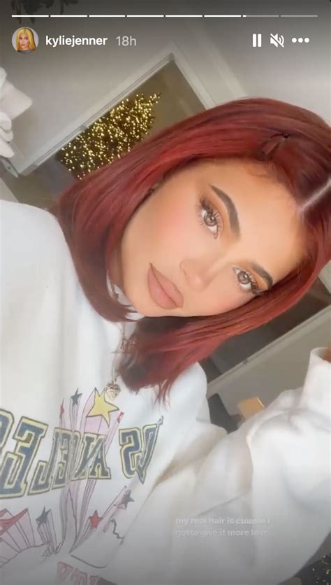 Kylie Jenner Shows Off Her Natural Hair In A Rare Extension Free Selfie