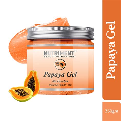 Buy Nutriment Papaya Gel All Skin Type 250 Gm Online At Best Price