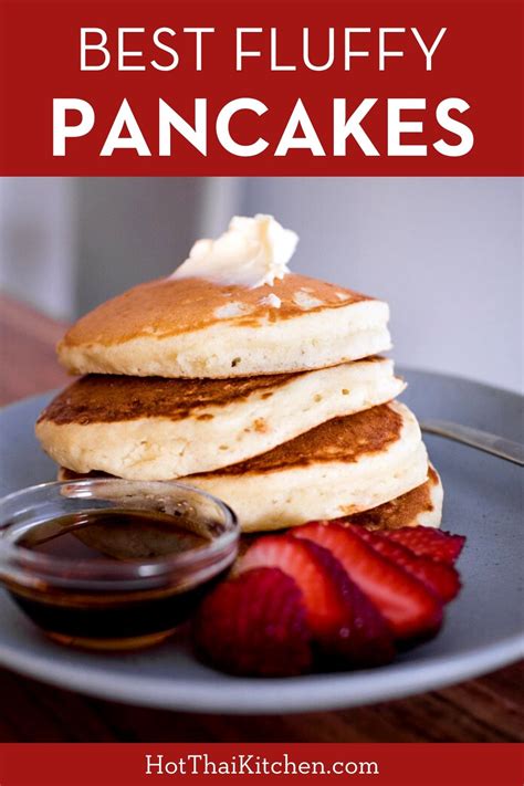 My Best Fluffy Pancake Recipe Recipe Recipes Fluffy Pancakes