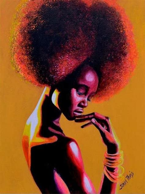 55 Amazing Black Hair Art Pictures And Paintings Black Love Art