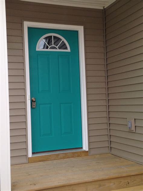 Our Front Door Nifty Turquoise Sherwin Williams I Love It