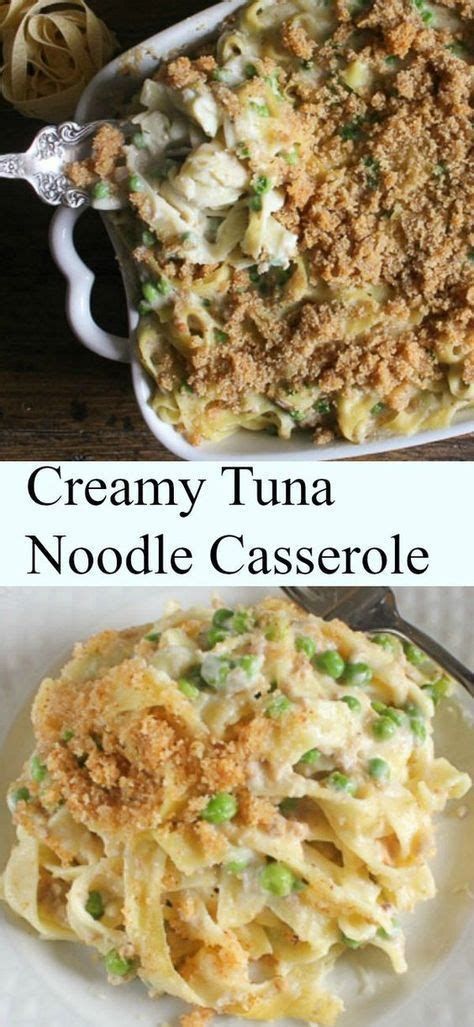 Creamy Tuna Noodle Casserole Quick Easy And So Creamy A Delicious