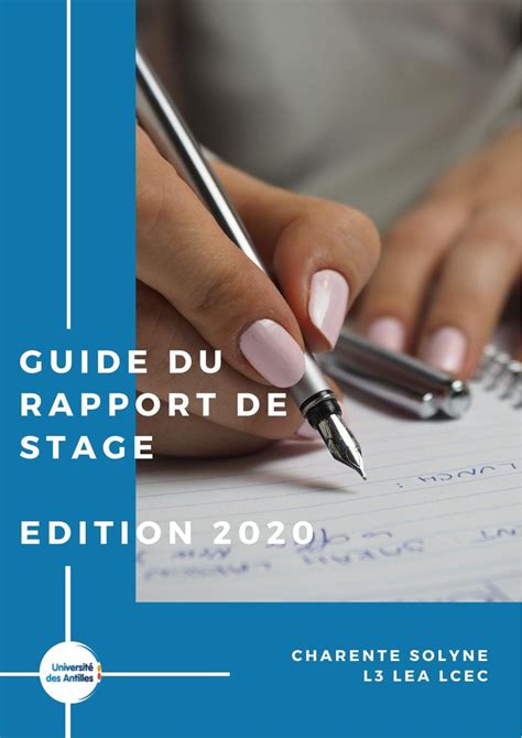 Calaméo Guide De Rédaction Du Rapport De Stage