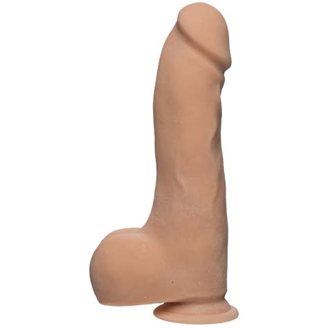 The D Master D 10 5 Inches Dildo With Balls Ultraskyn Beige On Sexual Toys