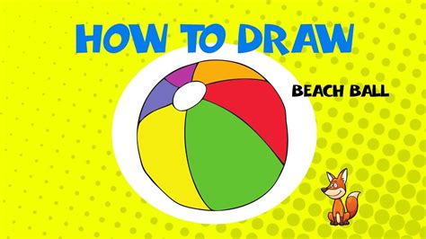 This channel is all about providing very simple and easy drawing tutorials for. How to draw a beach ball - STEP BY STEP - DRAWING TUTORIAL ...