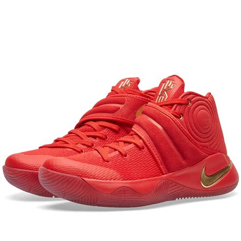 Nike Kyrie 2 Limited University Red And Metallic Gold