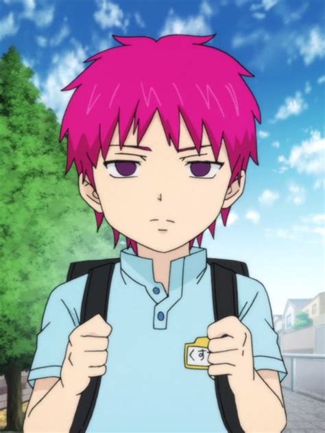 Saiki Kusuo Pink Hair Anime Boy Netflix Im Not Too Sure Yet