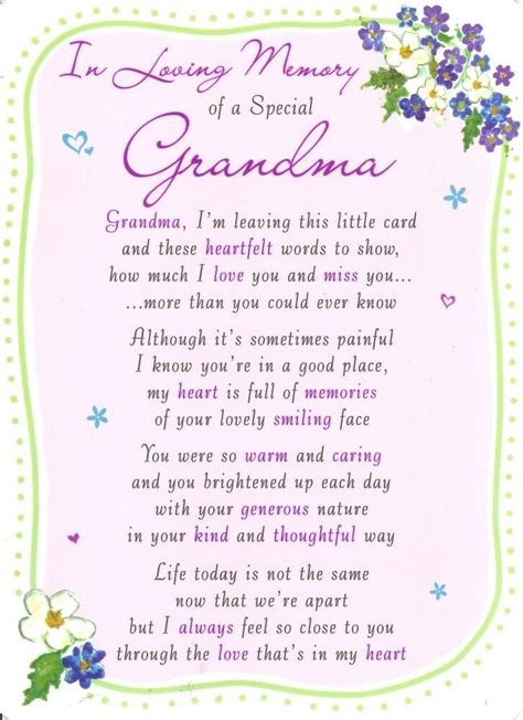 50 Lovely Funeral Poems For Grandma