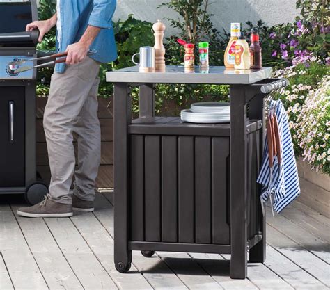 Keter Unity Small Bbq Storage Work Table