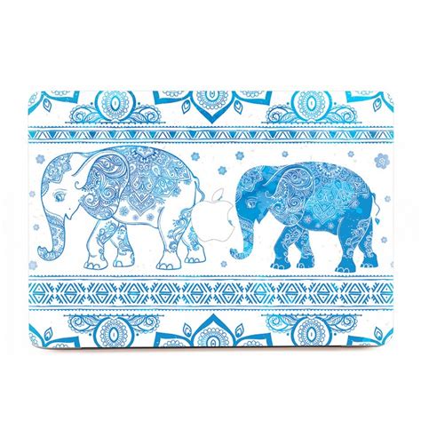 Blue Elephant Mandala Indian Macbook Skin Decal