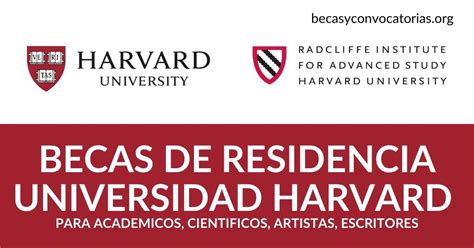 Becas Universidad De Harvard Para Programa De Residencia