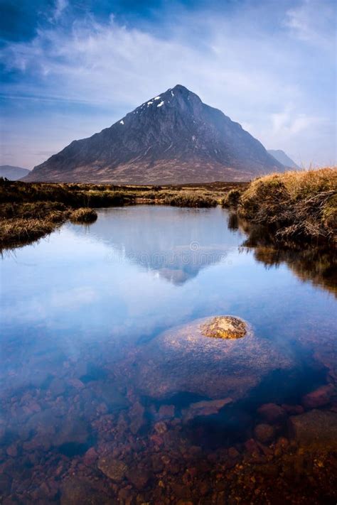 Scottish Highlands Landscape Mountain And River Stock Photo Image Of