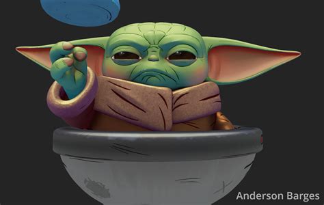 Artstation Baby Yoda Grogu