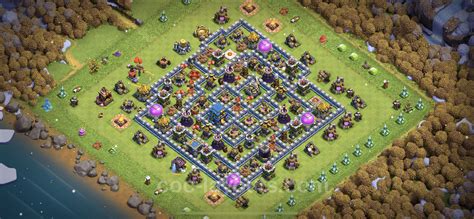 Best Anti Stars Base Th With Link Hybrid Town Hall Level
