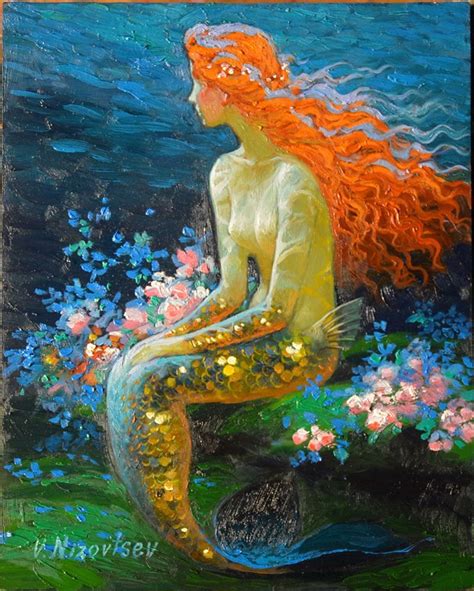 Victor Nizovtsev Mermaid Art Mermaid Painting Mermaid Pictures