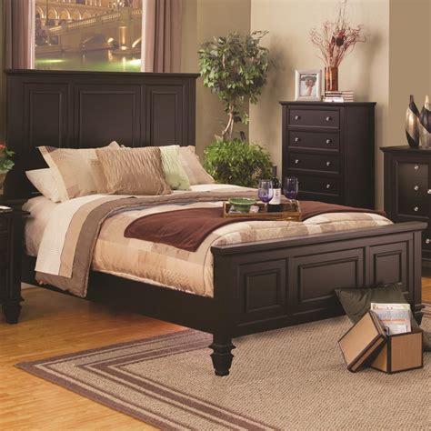 Shop wayfair for all the best footboard included queen headboards. Coaster Sandy Beach Classic Queen High Headboard Bed ...