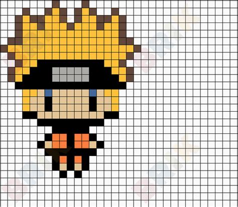 Simple Naruto Pixel Art