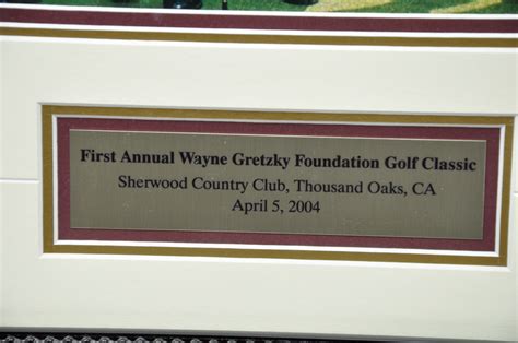 Lot Detail Wayne Gretzky Signed First Annual Wayne Gretzky