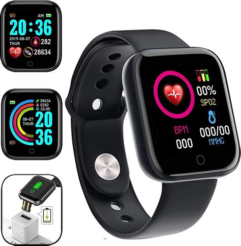 smart watch 1 44 inch fitness tracker with hr monitor sleep tracker stopwatch ip65 waterproof