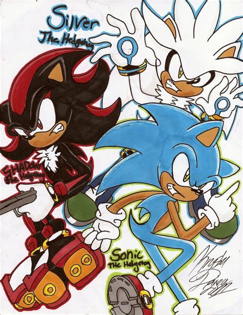 Sonic Shadow And Silver By Immora Black Rose On Deviantart