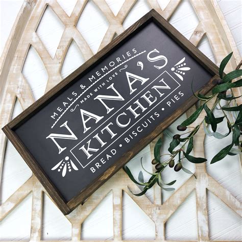 nanas kitchen funny kitchen signs picture frame