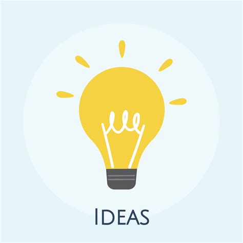 Illustration Of Light Bulb Icon Download Free Vectors Clipart