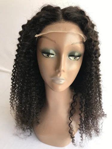 Tg Natural Brown Indian Temple 5x5 Kinky Curly Human Hair Wig Hair Grade 10a Packaging Size