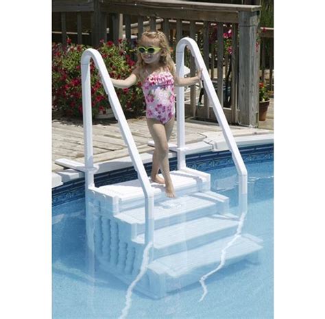 Easy Pool Step For Above Ground Pools Pc Pools