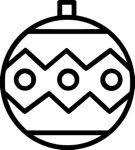 Decorated Christmas Ornament Svg Png Icon Free Download 549896