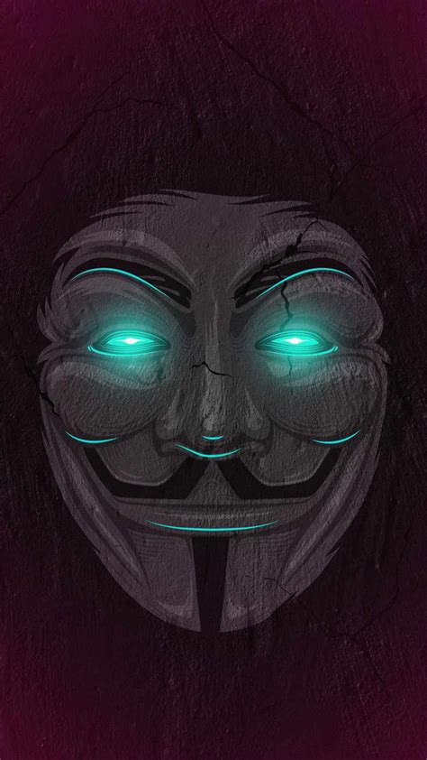 Hacker Mask Neon Iphone Wallpapers Iphone Wallpapers