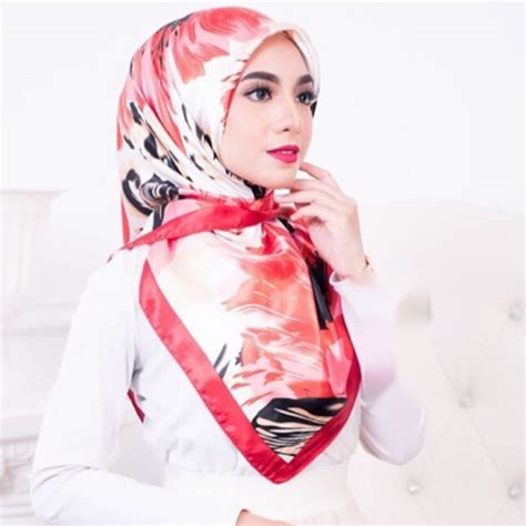 Tudung Bawal Satin Hijab Satin Ready Stock Shopee Malaysia