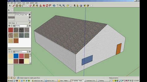 Putting A Roof On Your Sketchup House Youtube
