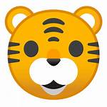 Tiger Tigre Icon Face Emoji Animals Emoticon