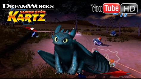 Dreamworks Super Star Kartz Xbox360 Toothless Race Moon Cup