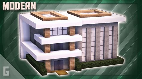 Minecraft Luxury Modern House Tutorial 52 Youtube