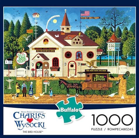 Buffalo Games Charles Wysocki The Bird House 1000 Piece Jigsaw