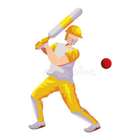 Cricket Player Illustration Stock Illustration Illustration Of Player