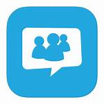 Messenger Icon Metroui Apps Alt Chat Ui