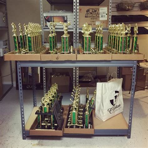 Just Finished Up 48 Trophies And A Plaque For The Jackson Metro Jets