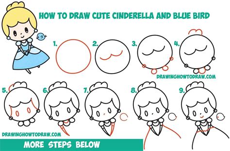 Step By Step How Drawing Disney Characters At Paintingvalley Com