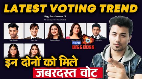 Bigg boss conducts a public voting poll every week for the elimination. Bigg Boss 13 LATEST VOTING TREND | Who Will Be EVICTED ...