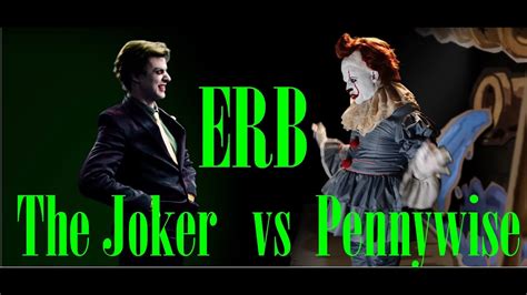 the joker vs pennywise epic rap battles of history reaction youtube