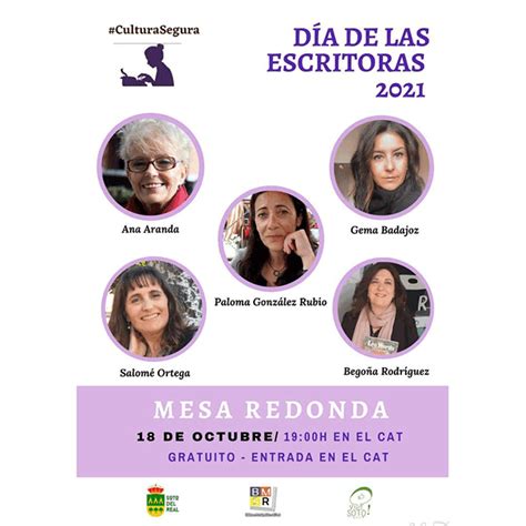 Día De Las Escritoras 2021 En Soto Del Real La Darsena