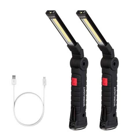 Rechargeable Led Work Light With Magnetic Base 360° Rotateable