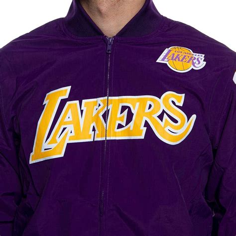 Incredible vintage la lakers jacket by pro player. Kurtka Mitchell & Ness Los Angeles Lakers Jacket fioletowa ...