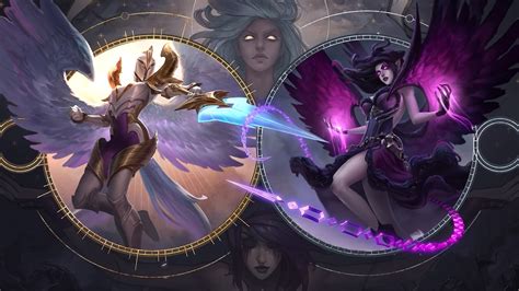 League Of Legends Kayle And Morgana Animated Live Desktop Wallpapers