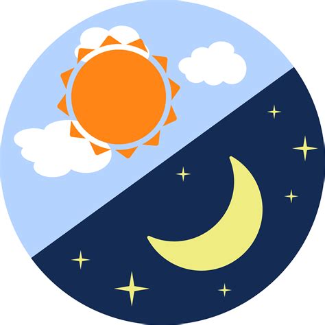 Day And Night Icon Clip Art Library