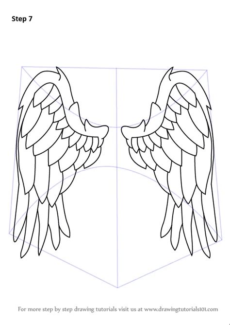 Learn How To Draw Angel Wings Angels Step By Step Drawing Tutorials