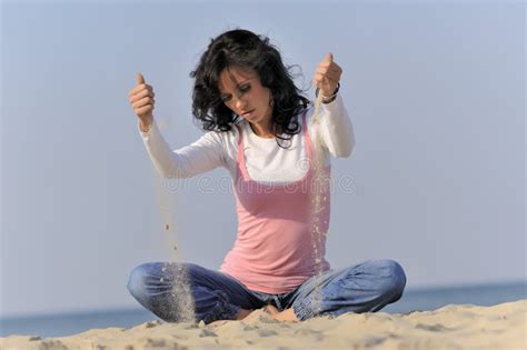 Young Girl At The Beach Stock Image Image Of Outdoors 10815893